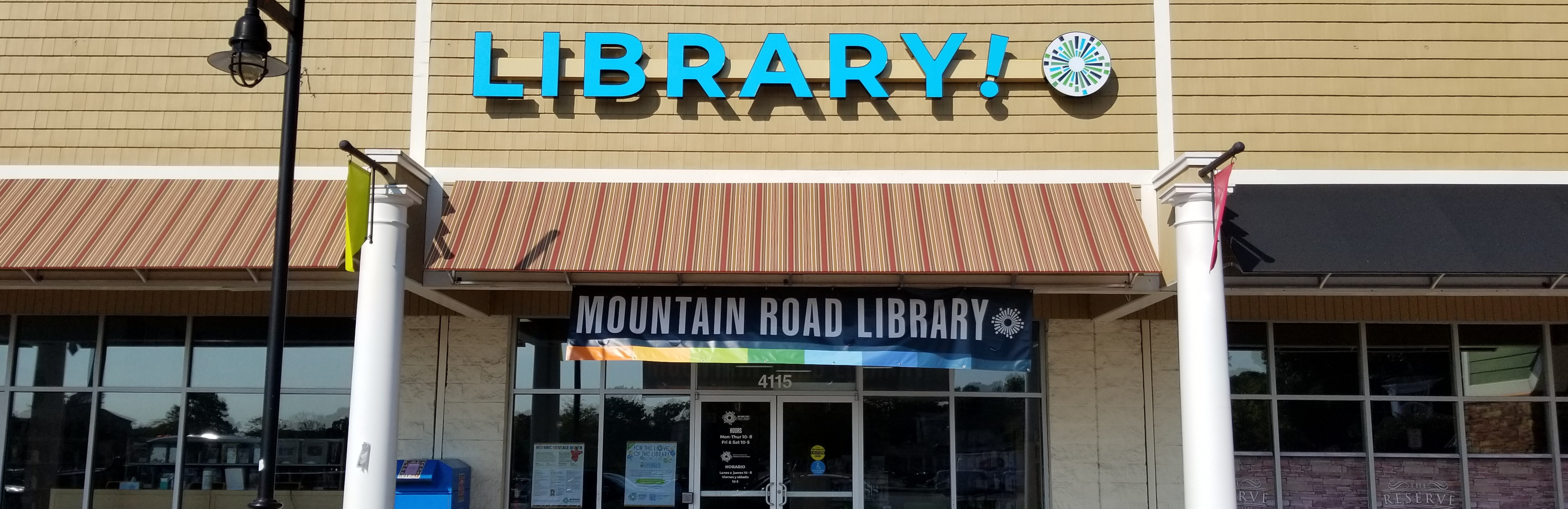 Mountain Road Library Exterior