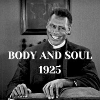 Image of star Paul Robeson with the movie title and year