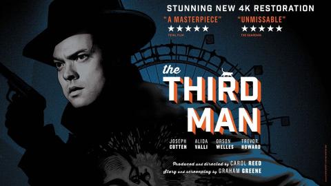 Poster for The Third Man with Orson Wells