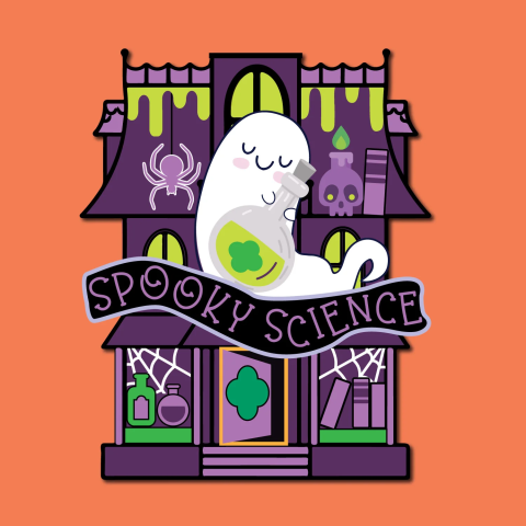 spooky science house