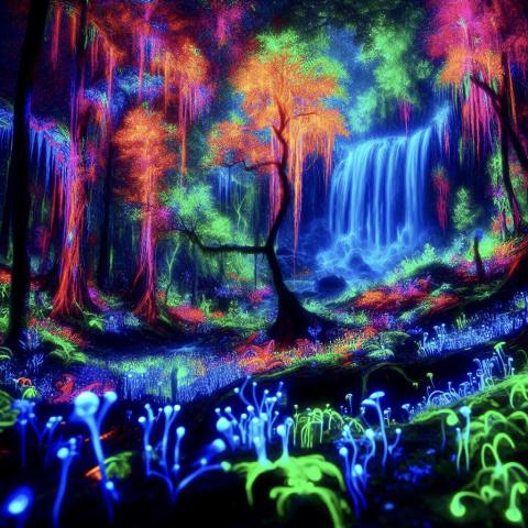 Glow-in-the-Dark Oasis by RogueDawg777 on DeviantArt