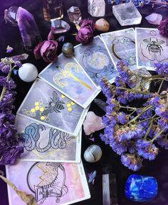 pretty purple tarot