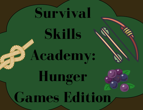 Flyer of Survival Skills Academy: Hunger Games Edition