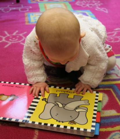 Baby with Book