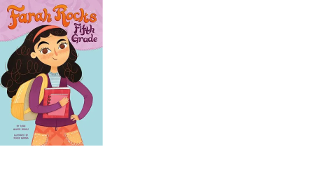 Image of front cover for the book Farrah Rocks Fifth Grade written by Susan Muaddi Darraj and illustrated by Ruaida Mannaa