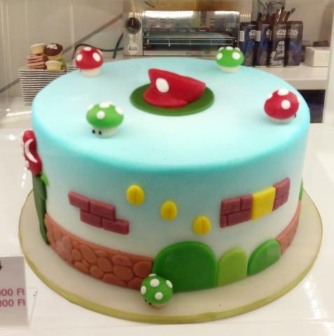 gamer-themed cake